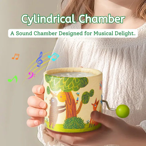 Mideer Hand Crank Music Box Little People In My Garden