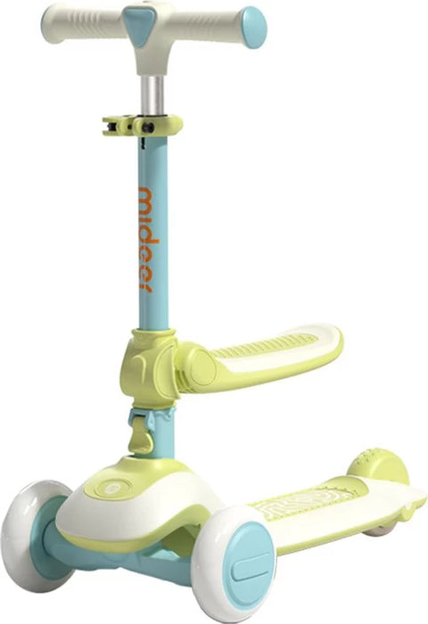 Mideer 2 in 1 Foldable Kick Scooter Green 1+ Years