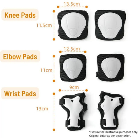 Mideer Knee Elbow & Wrist Protective Gear Set