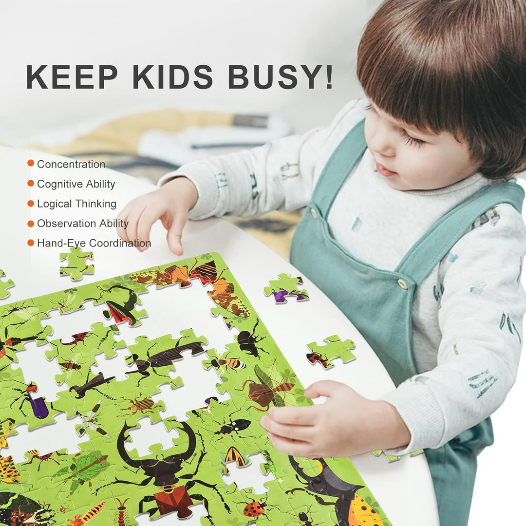Mideer Let's Learn Insect World Puzzle 126 Pieces – PlayBox