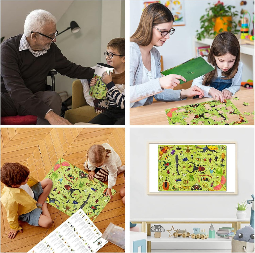 Mideer Let's Learn Insect World Puzzle 126 Pieces – PlayBox