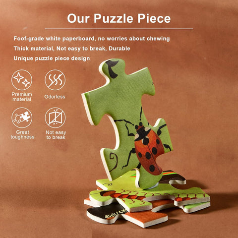 Mideer Let's Learn Insect World Puzzle 126 Pieces