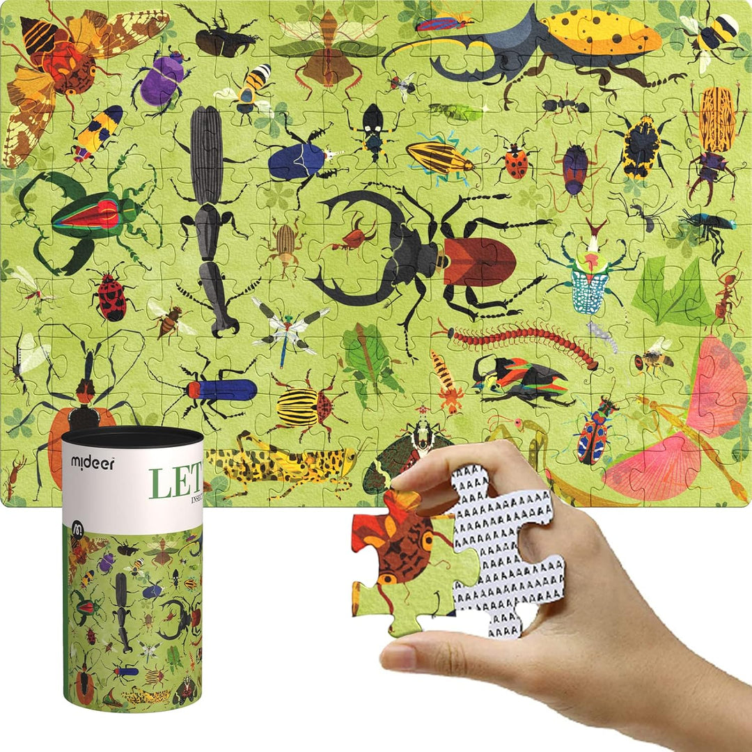 Mideer Let's Learn Insect World Puzzle 126 Pieces – PlayBox