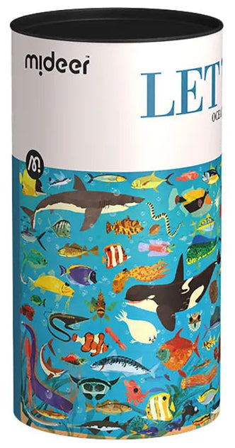 Mideer Let's Learn Ocean Tip Puzzle 126 Pieces