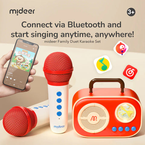 Mideer Let's Sing Family Duet Karaoke Set