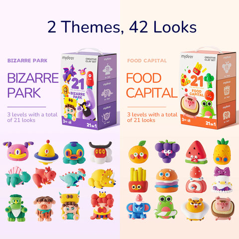 Mideer Level Up Creative Clay Play Food Capital