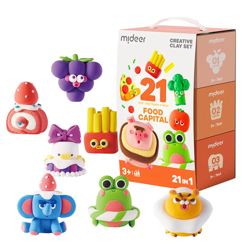 Mideer Level Up Creative Clay Play Food Capital