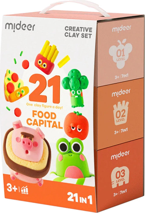 Mideer Level Up Creative Clay Play Food Capital
