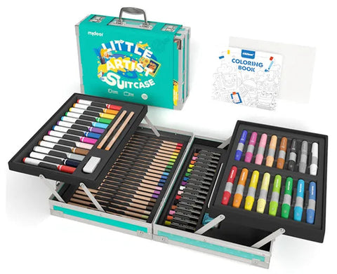 Mideer Little Artist Suitcase Art Set Blue
