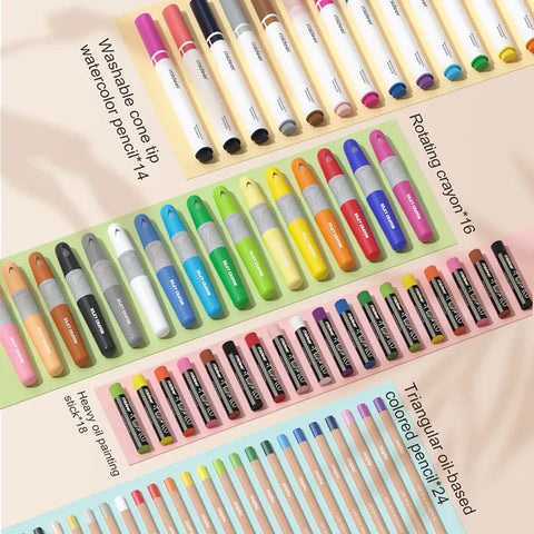 Mideer Little Artist Suitcase Art Set Pink