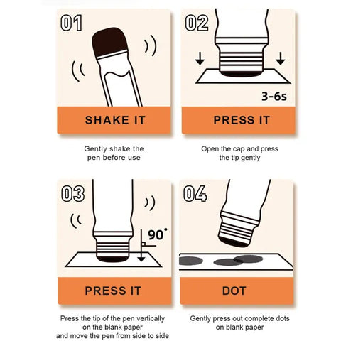 Mideer Magic Dot Markers 12 Pieces