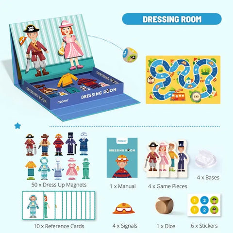 Mideer Magnetic Boy & Girl Dress Up Game