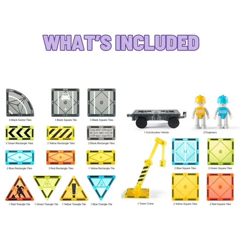 Mideer Magnetic Constructor Little Architect 36 Pieces