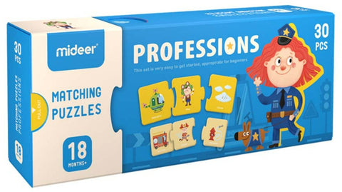 Mideer Matching Puzzle Professions 30 Pieces