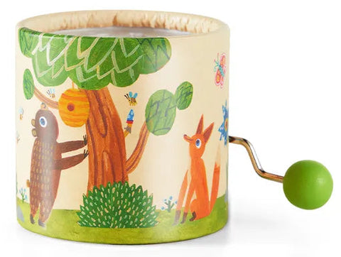 Mideer Hand Crank Music Box A Day In The Spring Zoo