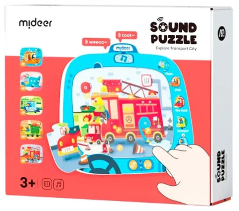 Mideer Level Up Sound Puzzle Explore Transport City