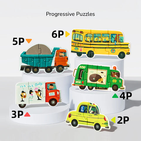 Mideer My First Artist Puzzle: Busy Cars