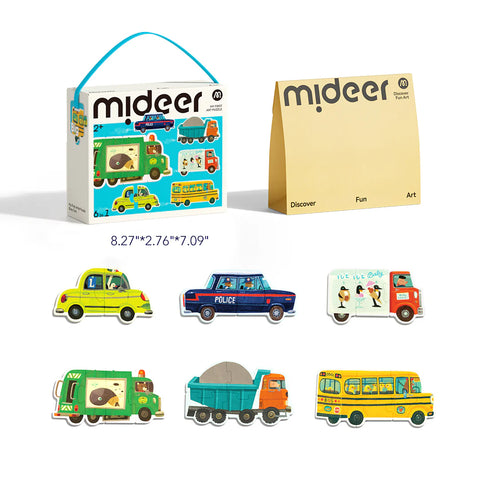 Mideer My First Artist Puzzle: Busy Cars
