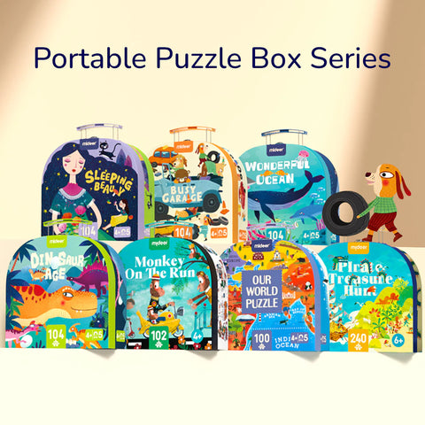 Mideer Our World Portable Puzzle Box 100 Pieces