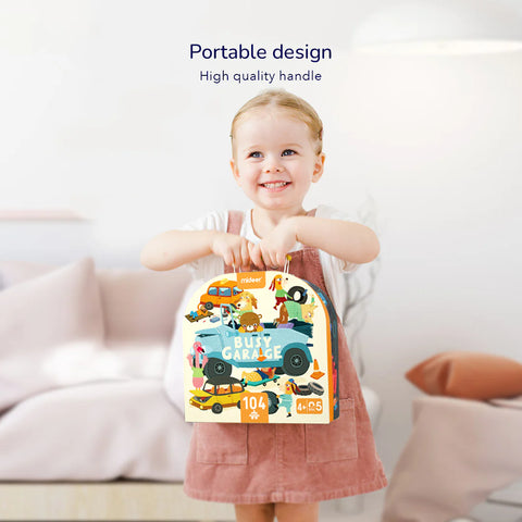 Mideer Our World Portable Puzzle Box 100 Pieces