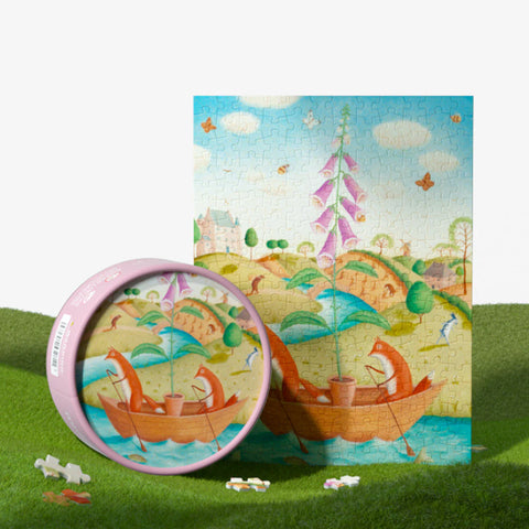 Mideer Pocket Series Puzzle Fish Also Like Flowers, 216 Pieces