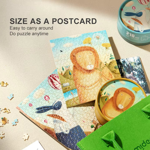 Mideer Pocket Series Puzzle Messenger Of Spring, 216 Pieces