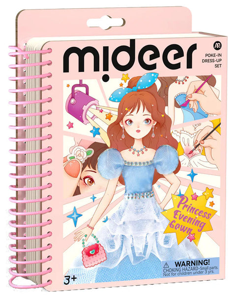 Mideer Poke-in Dress-Up Set: Princess Evening Gown