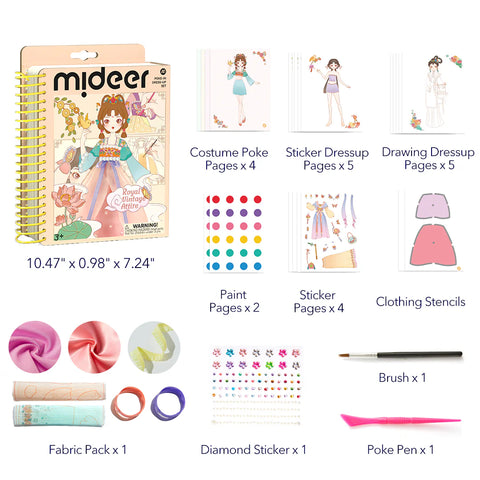 Mideer Poke-in Dress-Up Set: Royal Vintage Attire