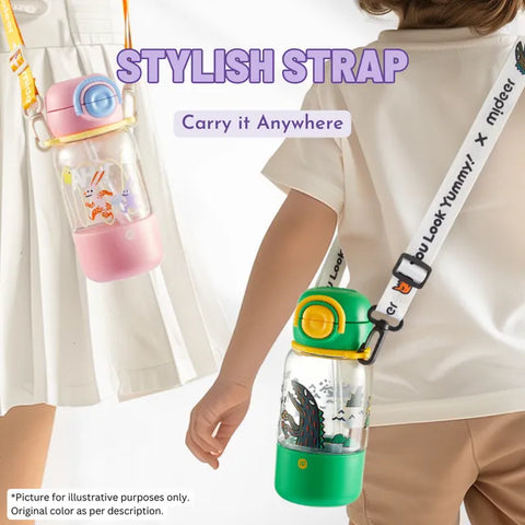 Mideer Portable Double Drinking Bottle Pink Rabbit 590ml