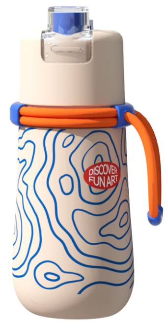 Mideer Portable Spray Cup Sky Blue 500ml