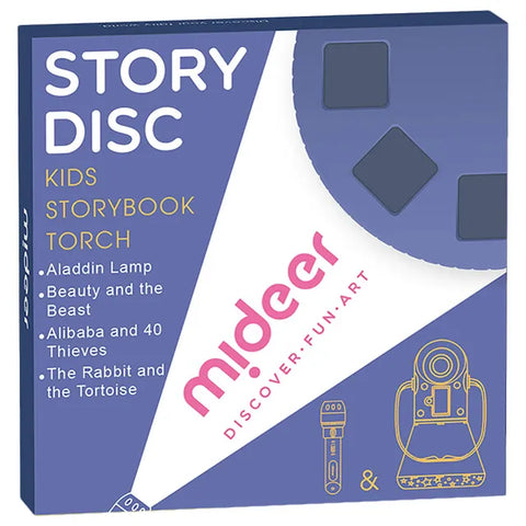 Mideer Projector Disc Set of 4 for Mideer Storybook Projector & Torch