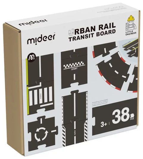 Mideer Urban Rail Transit Road Set 38 Pieces
