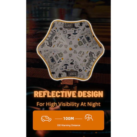 Mideer Rain and Sun Umbrella, Fantasy Tale Taro Purple