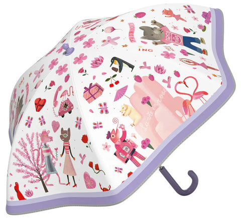 Mideer Rain and Sun Umbrella, Fantasy Tale Taro Purple