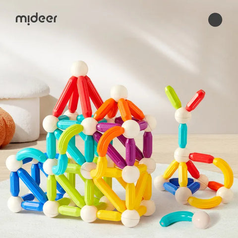 Mideer Rainbow Magnetic Sticks 100 Pieces