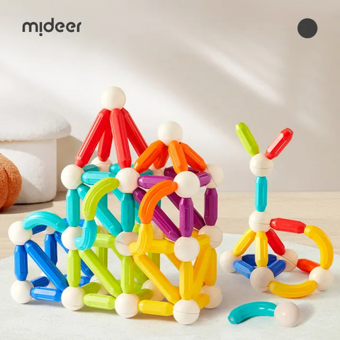 Mideer Rainbow Magnetic Sticks 60 Pieces