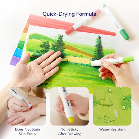 Mideer Silky Crayons 36 Colors