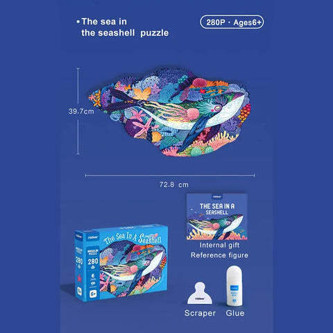 Mideer The Sea In A Seashell Puzzle 280 Pieces