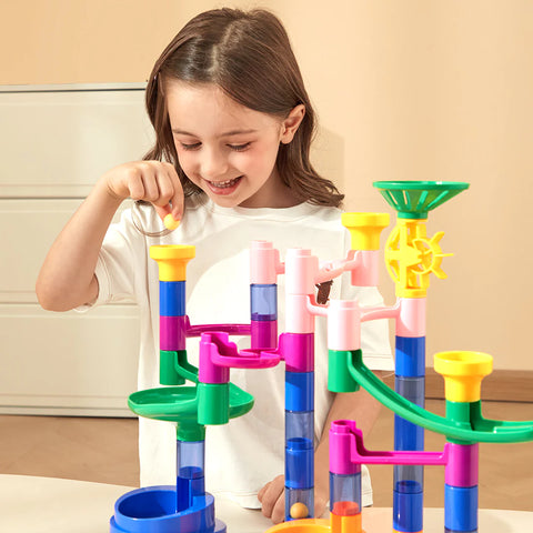 Mideer Track Marble Building Blocks 51 Pieces