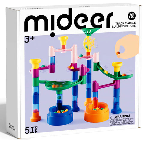 Mideer Track Marble Building Blocks 51 Pieces