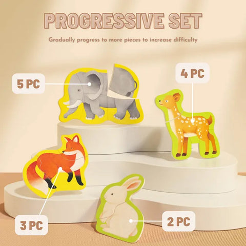 Mideer Wooden Puzzle Set Busy Traffic