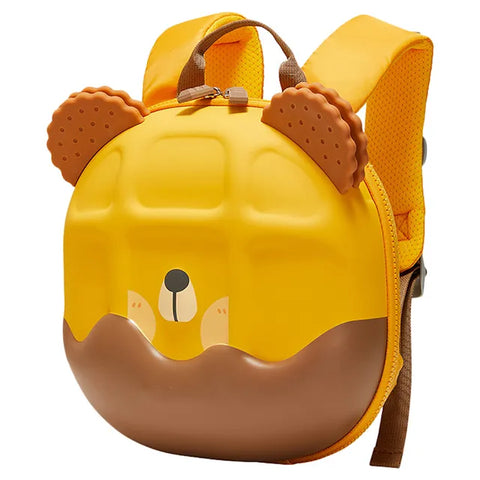 Mideer Yellow Sweet Room Waffle Bear Backpack 26cm