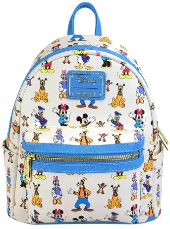 Loungefly Disney Mickey Mouse & Friends Waving Mini Backpack