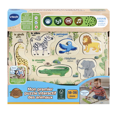 Mon Premier Puzzle Interactif Des Animaux