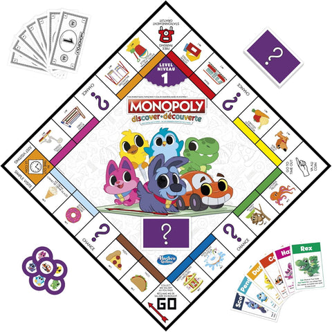 Monopoly Discover Board Game, French