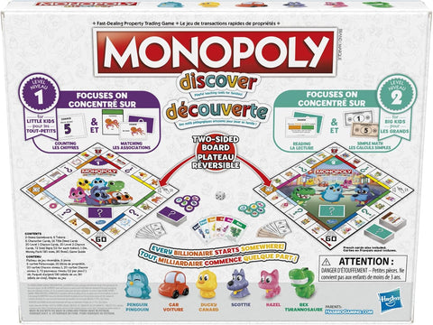 Monopoly Discover Board Game, French