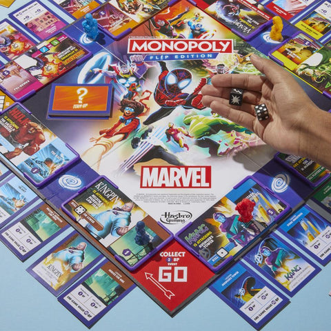 Monopoly Flip Edition: Marvel Board Game