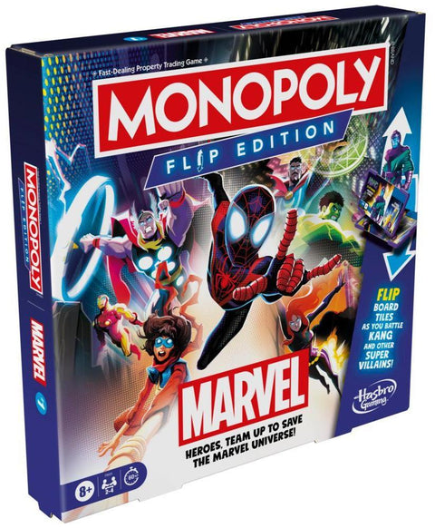 Monopoly Flip Edition: Marvel Board Game