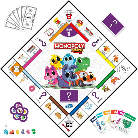 Monopoly Junior 2 in 1 Board Game French