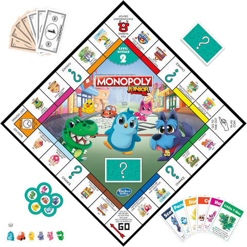 Monopoly Junior 2 in 1 Board Game French